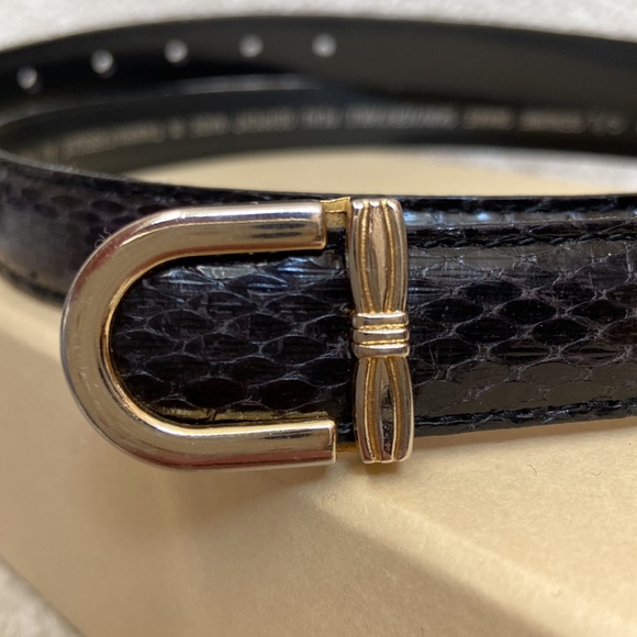 genuine snakeskin belt / leather belt - Picture 5 of 13